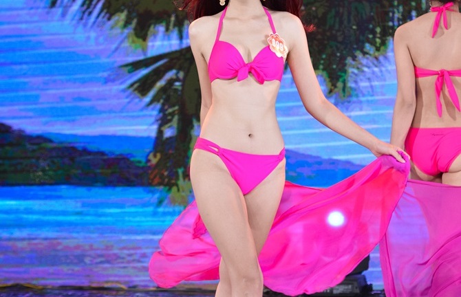 Thí sinh Hoa hậu Việt Nam khoe dáng ngọc trong trang phục áo tắm